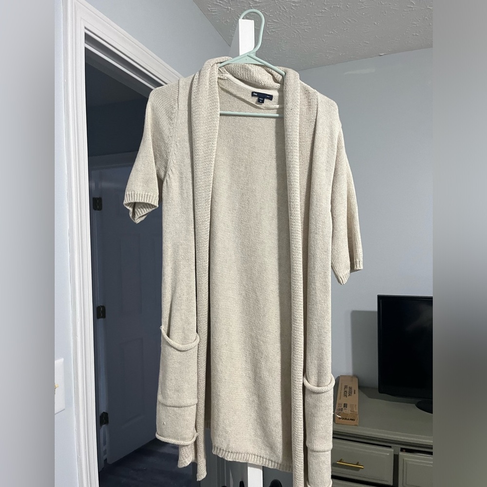 Gap long open cardigan
